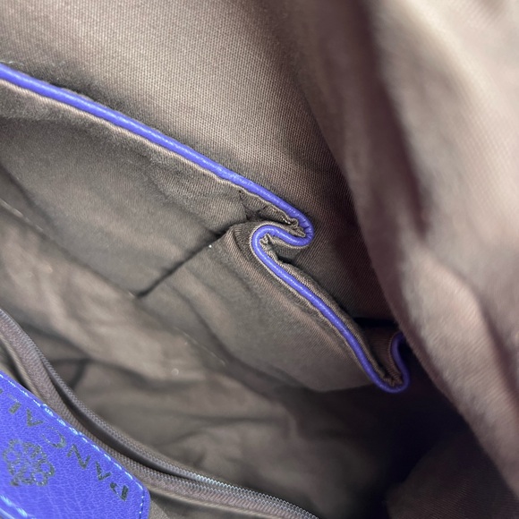 Pancaldi Italian Leather Handbag | Purple Statement | Luxe, Soft & Function - Picture 10 of 14